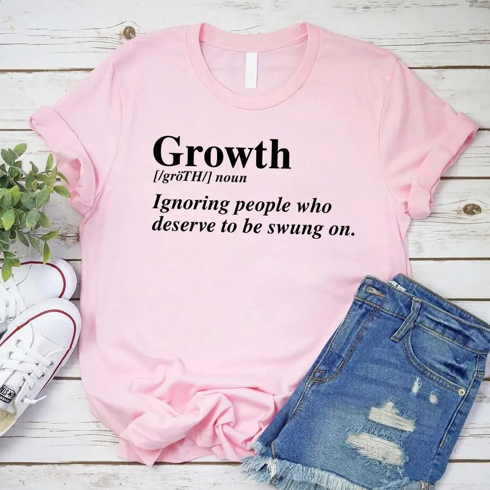 Growth Graphic Tee – Unisex Uplifting Message T-Shirt