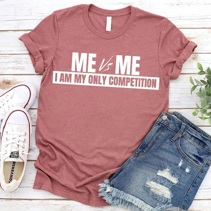 Me vs Me T-Shirt – Motivational Self-Discipline Tee