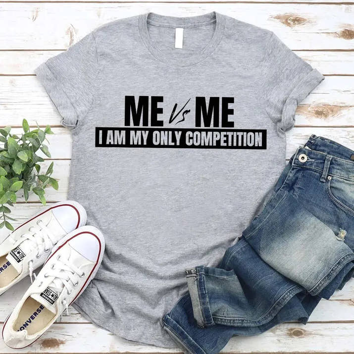 Me vs Me T-Shirt – Motivational Self-Discipline Tee